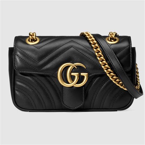 sac gucci mini noir|gucci mini shoulder bags.